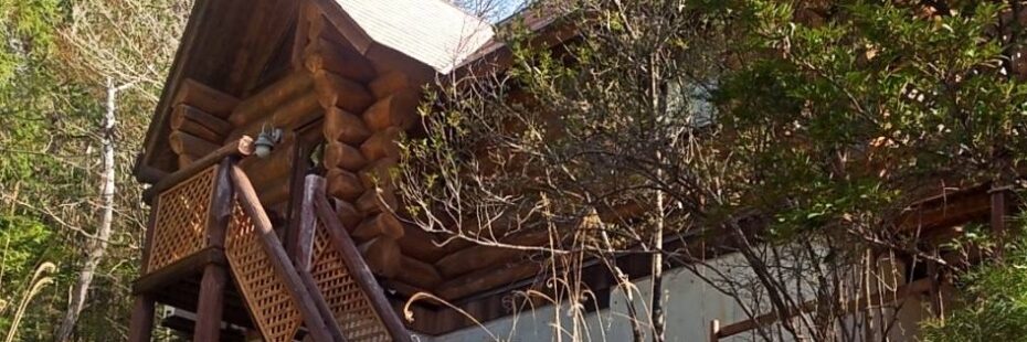 自然に囲まれた木製の建物｜マリンヴィライーリオ淡路島周辺